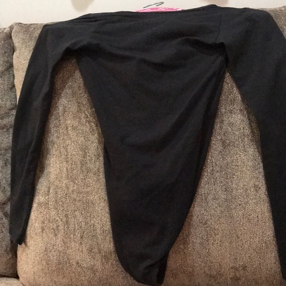 American apparel cross body suit. Black. Size xs - Picture 2 of 3